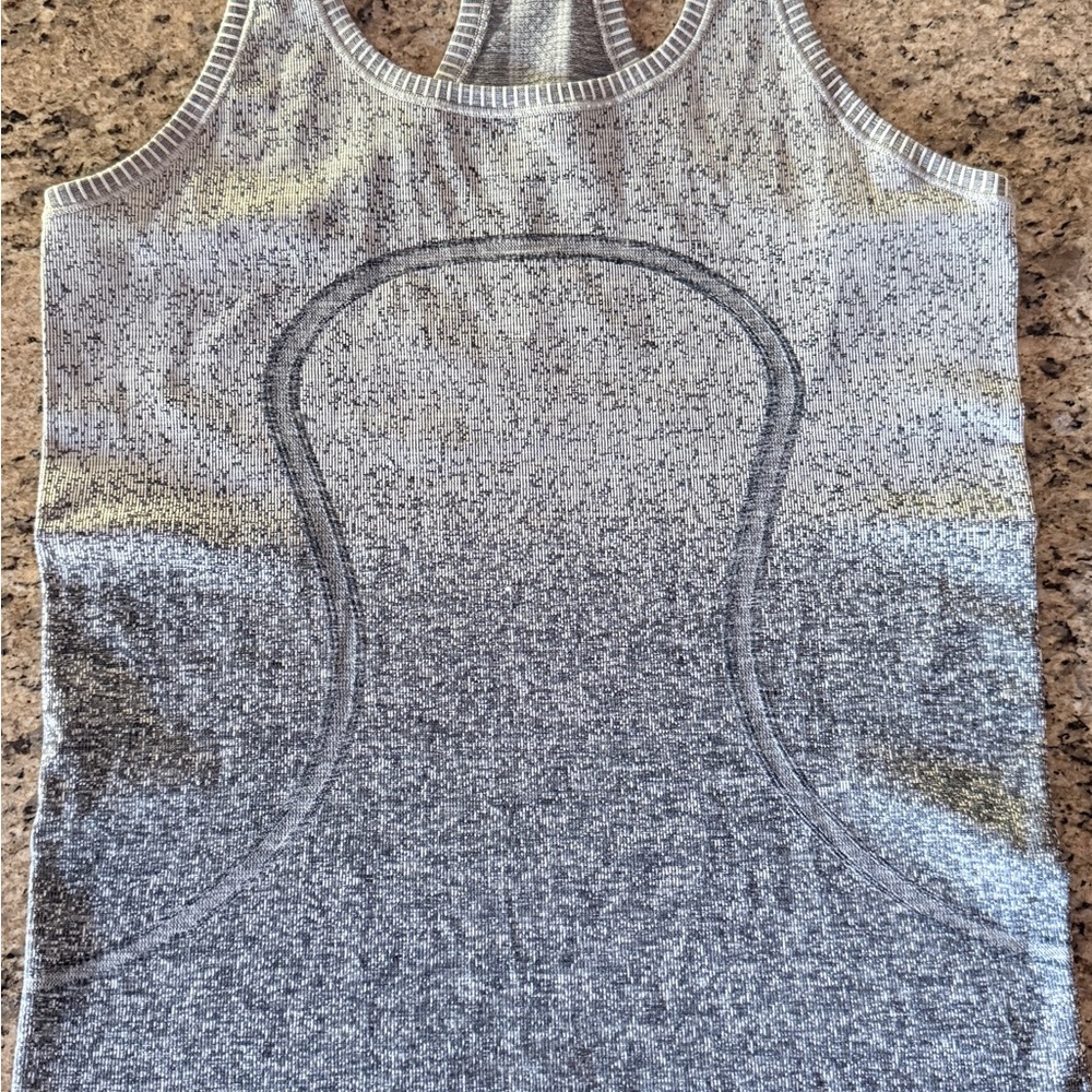 Lulu Lemon Swiftly Gray Racerback Tank Top
